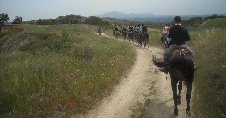 Passeggiate a cavallo - Escursioni equestri ad Amelia Terni Umbria