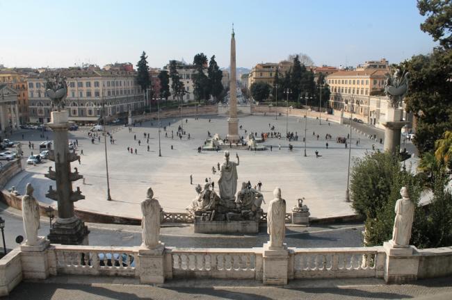 Piazza del Popolo - Terrazzo del Pincio - Roma
